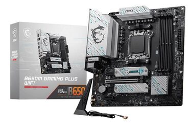 MSI B650M GAMING PLUS WIFI / B650 / AM5 / 4x DDR5 / PCIEx16 / 2.5GLAN / WiFi / mATX