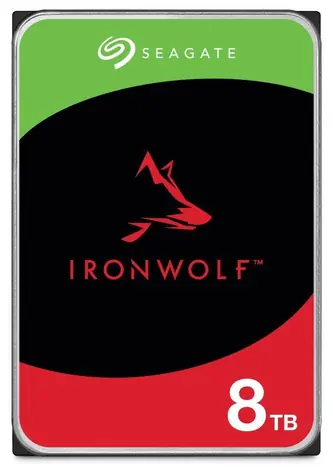 Seagate IronWolf NAS 8TB /  HDD / 3.5" / SATA III / 5 400 rpm / 256MB cache / 3y 