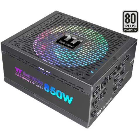 THERMALTAKE Toughpower PF1 ARGB 850W černá / ATX / 850W / 140mm ventilátor / 80PLUS Platinum / modulární