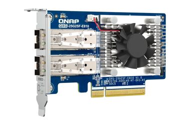QNAP QXG-25G2SF-E810 / Rozšiřující karta / PCIe Gen3 x8 / 2x 25GbE SFP28