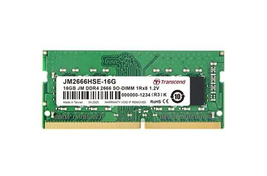 Transcend JetRam 16GB (1x16GB) 2666MHz / SODIMM / DDR4 / CL19 / 1.2V / 1Rx8