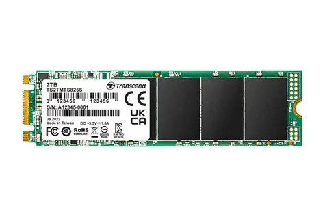 Transcend MTS825S 1TB / M.2 2280 SATA / RW: 550/500 MBps / IOPS: 55K/72K / MTBF 2.0mh / 3y