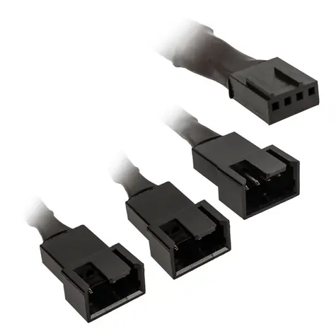 Kolink Rozbočovače ventilátoru 1-3 PWM - 35cm černá / opletený