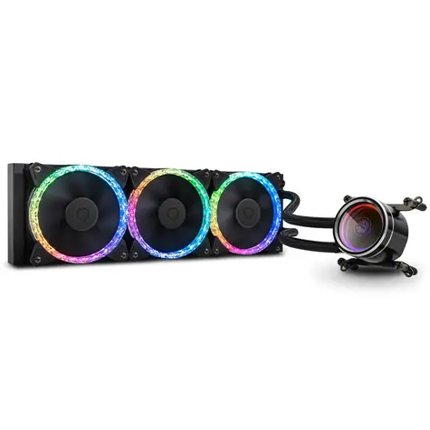 BitsPower Cyclops 360 černá / 3x 120mm / 30 dB / 43.79 CFM / 1800 RPM / ARGB / Intel + AMD