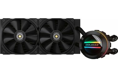 Cougar Poseidon GT 240 černá / Komplet vodního chlazení / 2x 120mm / 600-2000 RPM / 34.5 dBA
