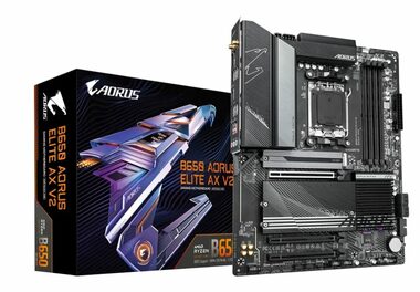 GIGABYTE B650 AORUS ELITE AX V2 / B650 / AM5 / 4x DDR5 / PCIEx16 / 1x 2.5GLAN / ATX