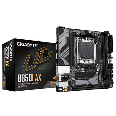 GIGABYTE B650I AX / B650I / AM5 / 2x DDR5 / PCIEx16 / 1x 2.5GLAN / mITX