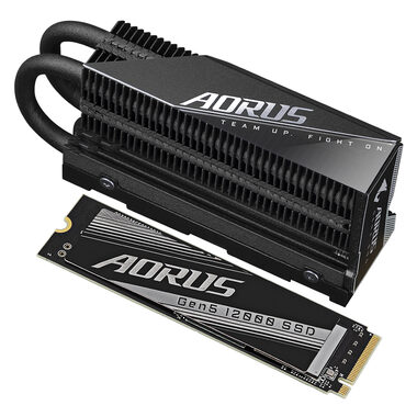 GIGABYTE AORUS Gen5 12000 1TB / M.2 2280 Gen 5 / R: 11700 MBps / W: 9500 MBps / MTBF: 1.6mh / chladič / 5y