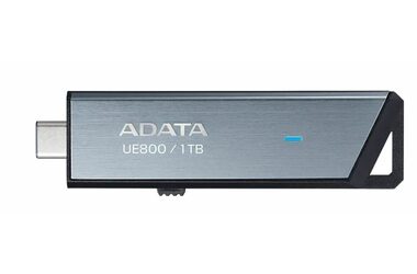 ADATA UE800 1TB stříbrná / USB 3.2 Type C / čtení: 1000MBps