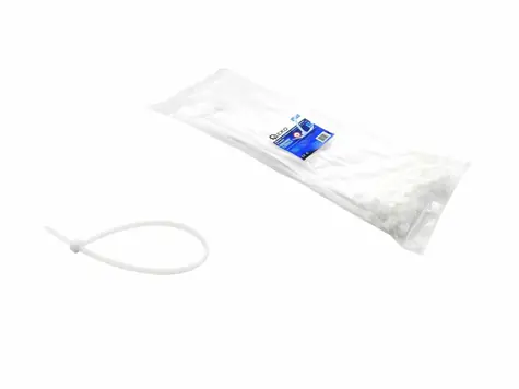 GEKO Stahovací pásky bílé s UV filtrem 280x4.8mm 100ks