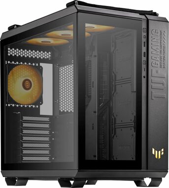 ASUS TUF Gaming GT502 Plus černá / ATX / 4x 120mm ARGB / bez zdoje / průhledná bočnice