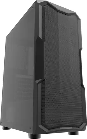 darkFlash Aquarius Mesh černá / ATX / bez ventilátorů / 3x USB-A / průhledná bočnice / bez zdroje 