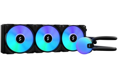 Fractal Design Lumen S36 v2 RGB černá / 3x 120mm /  33.2 dB @ 2000 RPM / 56 CFM / ARGB / AMD + Intel