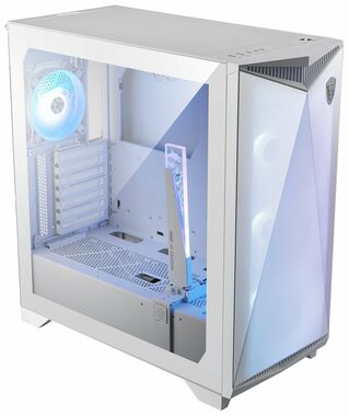 MSI MPG GUNGNIR 300R AIRFLOW bílá / ATX / 2x USB-A 3.2 / 1x USB-C 3.2 2x2 /4x 120mm / průhledná bornice / bez zdroje