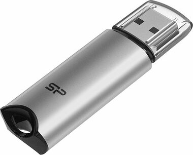 Silicon Power Marvel M02 32GB stříbrná / USB 3.2