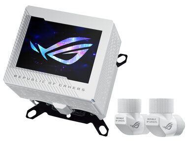 ASUS ROG RYUJIN III WB bílá / vodní blok CPU / 3.5" LCD displej