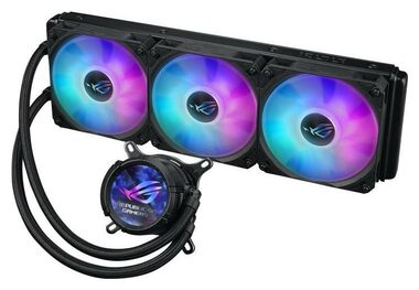ASUS ROG STRIX LC III 360 ARGB LCD černá / 3x 120mm / 36 dB @ 2200 RPM / 70.38 CFM / AMD + Intel