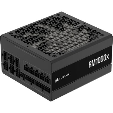 Corsair RM1000x (ATX 3.1) černá / 1000W / 80PLUS Gold / Plně modulární / 140 mm / Aktivní PFC