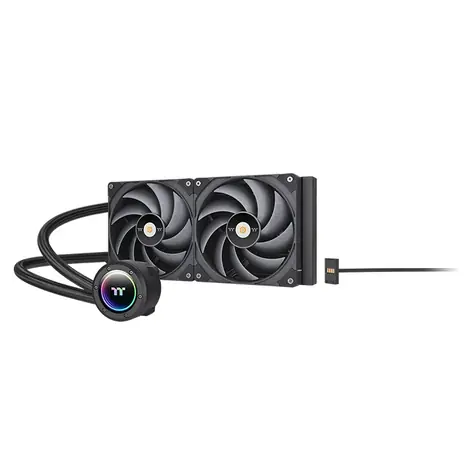 THERMALTAKE TOUGHLIQUID 280 EX Pro ARGB černá / 2x 140mm / Hydraulic Bearing / 2000 RPM / 119.6 CFM / AMD + Intel