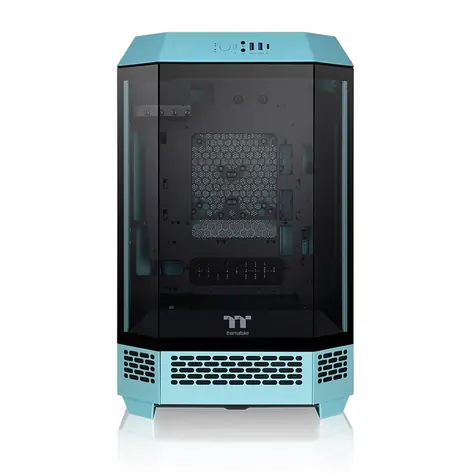 THERMALTAKE The Tower 300 modrá / mATX / 2x USB-A 3.0 / 1x USB-C 3.2 / 2x 140mm / bez zdroje