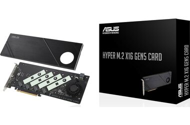 ASUS HYPER M.2 X16 GEN 5 CARD / PCIe 5.0 x16 / 4 x M.2