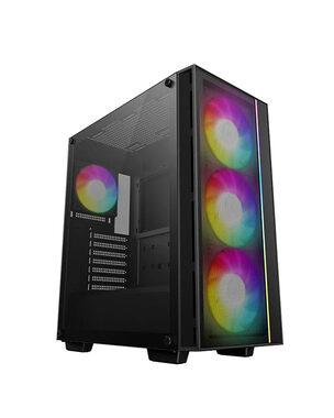 DEEPCOOL MATREXX 55 Mesh V4 C černá / ATX / 1x USB-A 3.0 / 1x USB-C 3.0 / 3x 140mm / 1x 120mm / bez zdroje