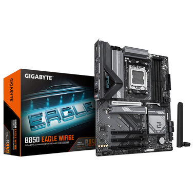 GIGABYTE B850 EAGLE WIFI6E / B850 / 4x DDR5 / 1xGLAN / Wi-FI 6E / ATX