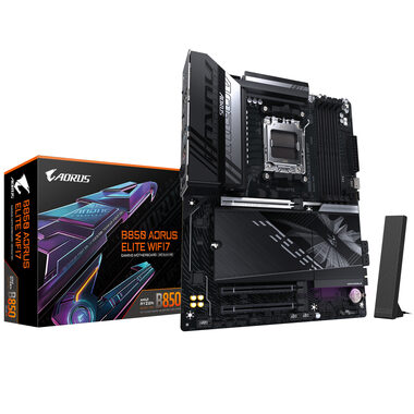 GIGABYTE B850 AORUS ELITE WIFI7 / B850 / 4x DDR5 / 1x 2.5GLAN / Wi-Fi 7 / ATX