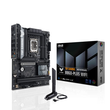 ASUS TUF GAMING B860-PLUS WIFI / B860 / LGA 1851 / 4x DDR5 / PCIEx 16 / 2.5GLAN / Wi-Fi / ATX