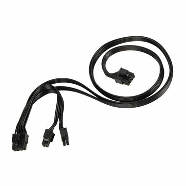 SilverStone Adaptér 8-Pin EPS na 8-Pin EPS + 4+4 Pin - 750mm + 150mm černá