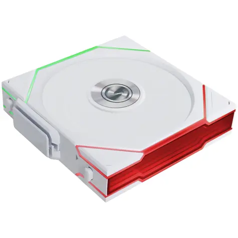 Lian Li UNI FAN TL Wireless Fan Reverse Blade bílá / 120mm / Fluid Dynamic Bearing / 34dB @ 2300 RPM / 83.4 CFM / ARGB