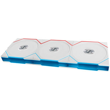 Lian Li UNI FAN TL Wireless Fan Reverse Blade 3ks bílá / 120mm / Fluid Dynamic Bearing / 34 dB @ 2300 RPM / 83.4 CFM
