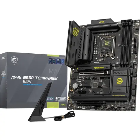 MSI MAG B860 TOMAHAWK WIFI / B860 / LGA 1851 / 4x DDR5 / PCIEx 16 / 5GLAN / Wi-Fi / ATX