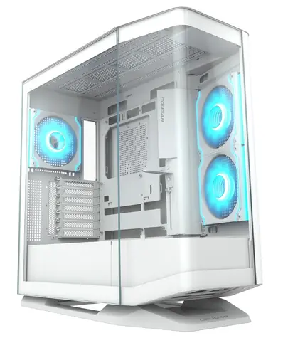 COUGAR FV270 bílá / PC skříň / E-ATX / ATX / micro-ATX / mini-ITX / RGB / průhledná bočnice / bez zdroje