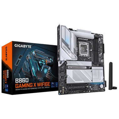 GIGABYTE B860 Gaming X WiFi6E/ B860 / LGA 1851 / 4x DDR5 / PCIEx 16 / 2.5GLAN / Wi-Fi / ATX