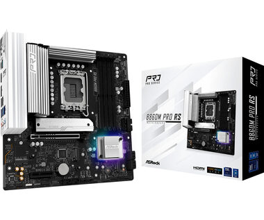 ASRock B860M Pro RS / B860 / LGA 1851 / 4x DDR5 / PCIEx 16 / 2.5GLAN / mATX