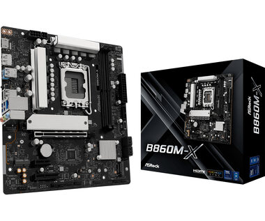 ASRock B860M-X / B860 / LGA 1851 / 2x DDR5 / PCIEx 16 / 2.5GLAN / mATX