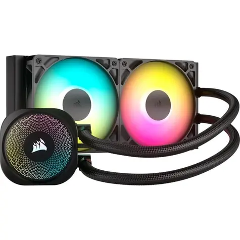 Corsair NAUTILUS ARGB černá / 2x 120mm / 34dB / 300-2100 RPM / 74.4CFM / Intel + AMD