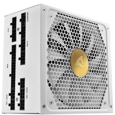 Sharkoon Rebel P30 1000W bílá / 80Plus Gold / Modular / 135mm / ATX
