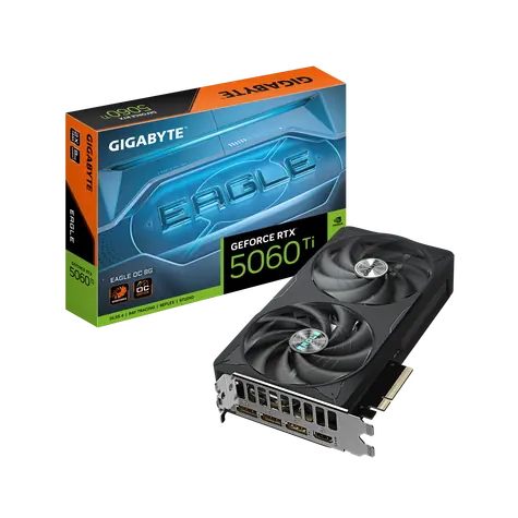 GIGABYTE GeForce RTX 5060 Ti EAGLE OC 8GB / 2617MHz / 8GB GDDR7 / 128-bit / 1x HDMI + 3x DP / 650W (8)