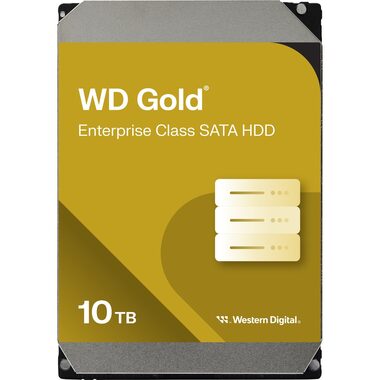 WD Gold WD103KRYZ 10TB / HDD / 3.5" / SATA 6GBs / čtení: 267MBps / zápis: 267MBps / 7200RPM / 512MB cashe