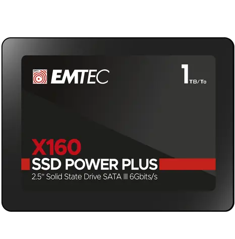 EMTEC X160 SSD Power Plus 1TB / SSD / SATA3 2,5" / čtení: 520MBs / zápis: 500MBs