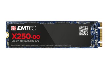 EMTEC X250 M.2 Sata 2TB / SSD / čtení: 520MBs / zápis: 500MBs