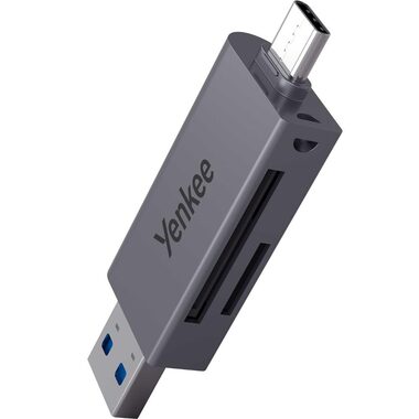 YENKEE YCR 401 COMBO / Čtečka karet / USB-A / USB-C / SD/TF