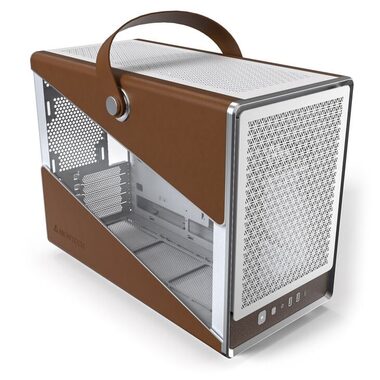 Montech Heritage bílá / Micro ATX / 2x USBA / 1x USB-C / bez zdroje / průhledná bočnice