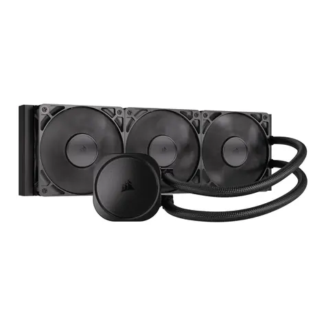 Corsair NAUTILUS 360 černá / 3x 120mm / 36dB / 300-2100 RPM / 72.8CFM / Intel + AMD
