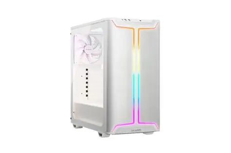 be quiet! Pure Base 501 DX bílá / ATX / 2x USB-A / 1x USB-C / 3x 140mm / bez zdroje / průhledná bočnice 