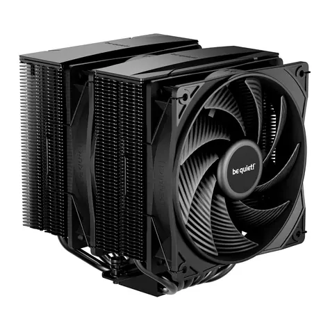 be quiet! Pure Rock Pro 3 černá / 2x 120mm PWM / Rifle Bearing / 25.5dB @ 2000RPM / Intel + AMD