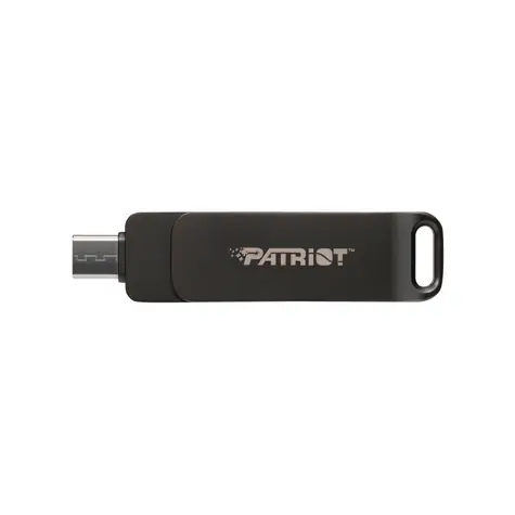 Patriot RAGE R550 256GB černá / Flash Disk / USB 3.2 / USB-A / USB-C / Přenosová rychlost až 100 MBs