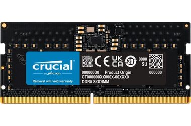 Crucial 8GB (1x8GB) DDR5 5600Mhz / C46 / 1.1V / SO-DIMM / non-ECC